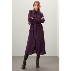 Jason Wu Floral Midi Shirt Dress